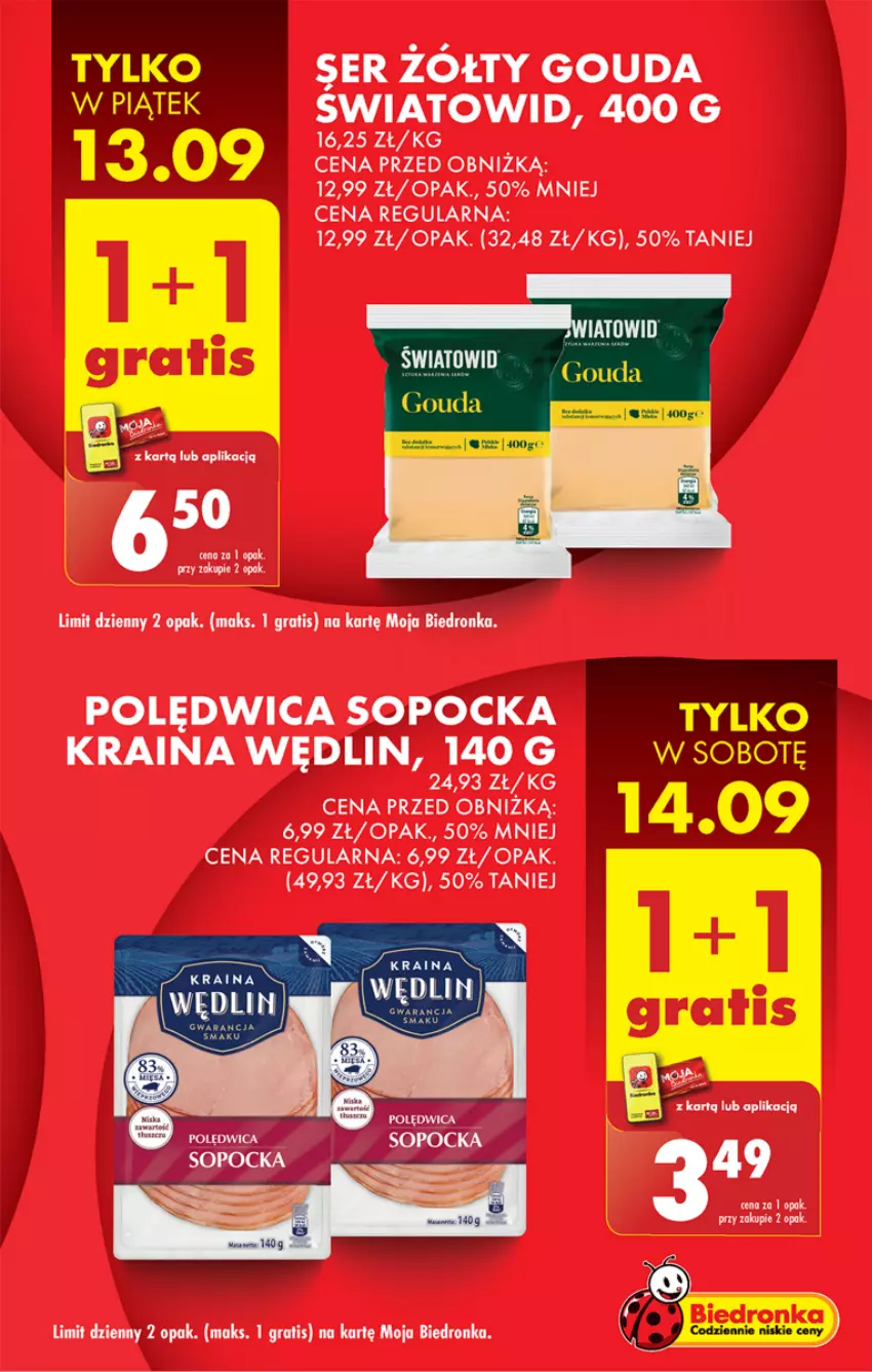 Gazetka promocyjna Biedronka - Od czwartku - ważna 12.09 do 18.09.2024 - strona 3 - produkty: Dron, Gouda, Gra, Polędwica, Ser