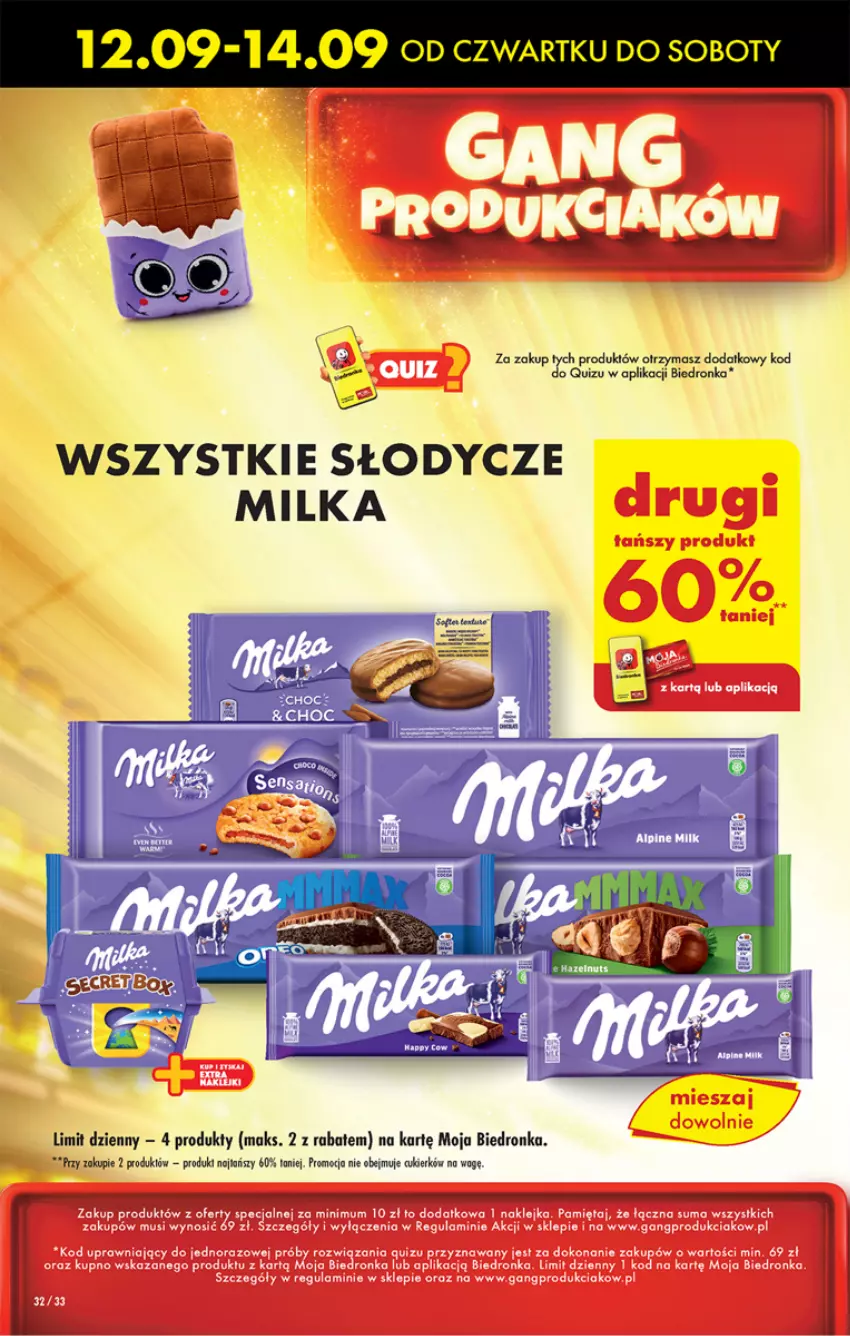 Gazetka promocyjna Biedronka - Od czwartku - ważna 12.09 do 18.09.2024 - strona 34 - produkty: Cukier, Dron, Milka