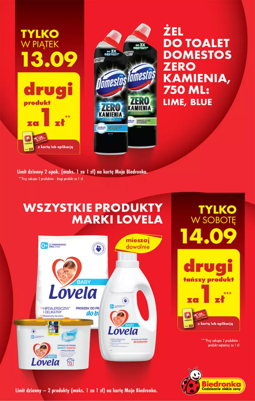 Gazetka promocyjna Biedronka - Od czwartku - ważna 12.09 do 18.09.2024 - strona 5 - produkty: Domestos, Dron, Lovela