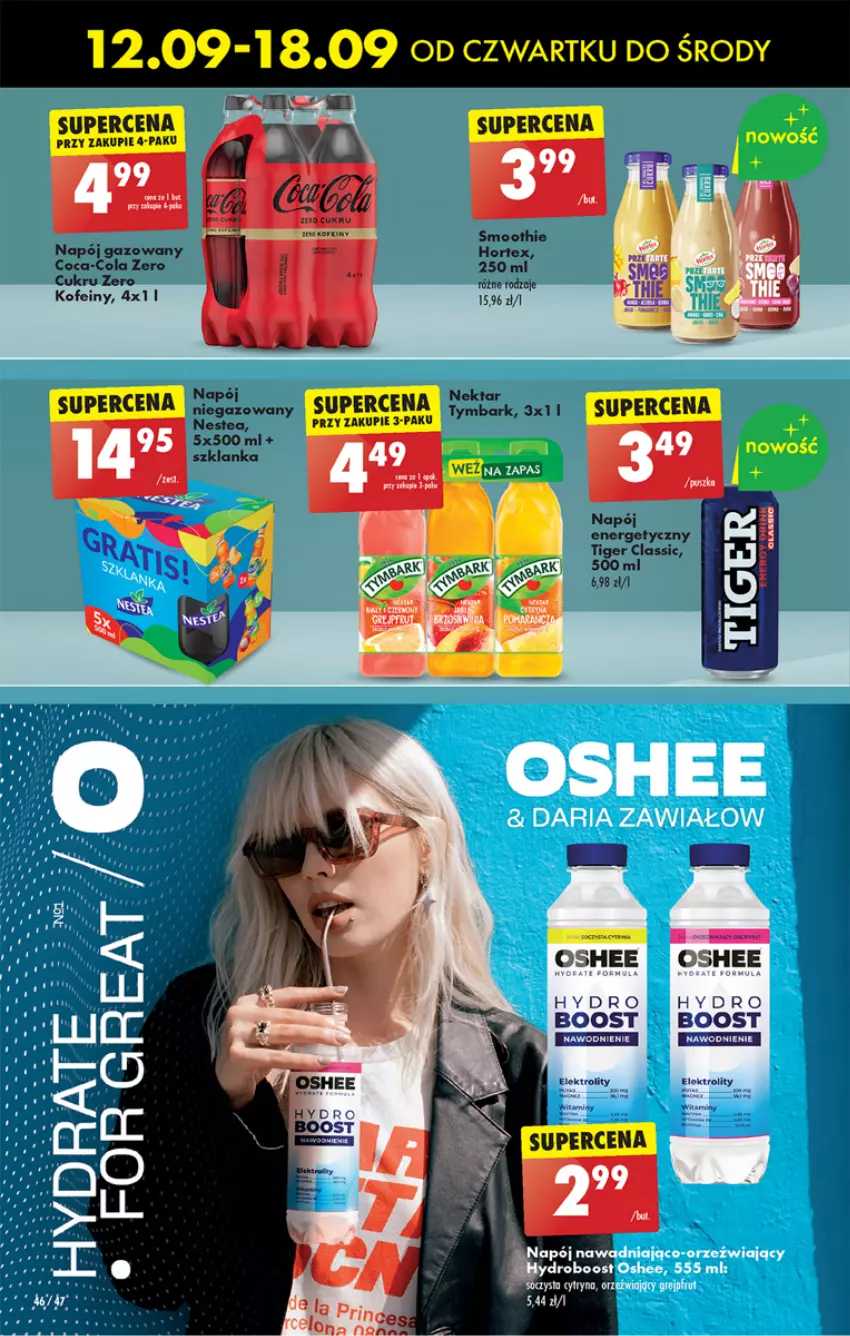 Gazetka promocyjna Biedronka - Od czwartku - ważna 12.09 do 18.09.2024 - strona 50 - produkty: Oshee, Tiger