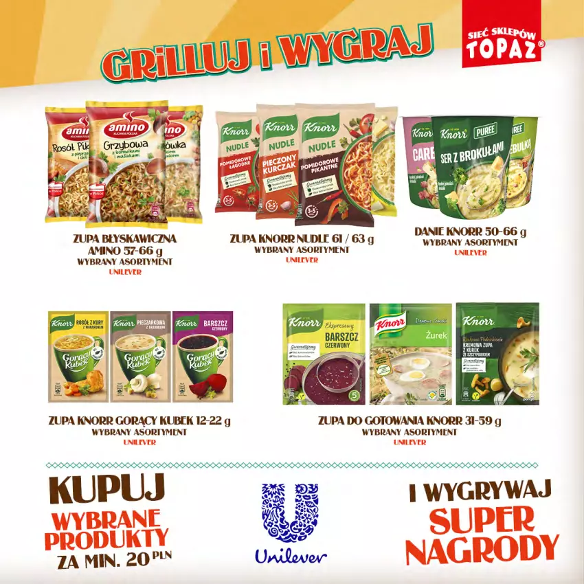 Gazetka promocyjna Topaz - Gazetka - ważna 15.04 do 09.06.2024 - strona 35 - produkty: Gry, Knorr, Kubek, Zupa