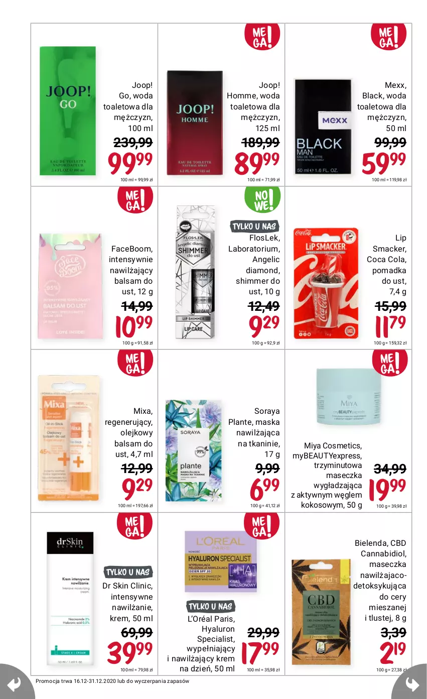 Gazetka promocyjna Rossmann - 16 grudnia - ważna 16.12 do 31.12.2021 - strona 10 - produkty: Fa, JOOP!, Kokos, Mexx, Mixa, Miya Cosmetics