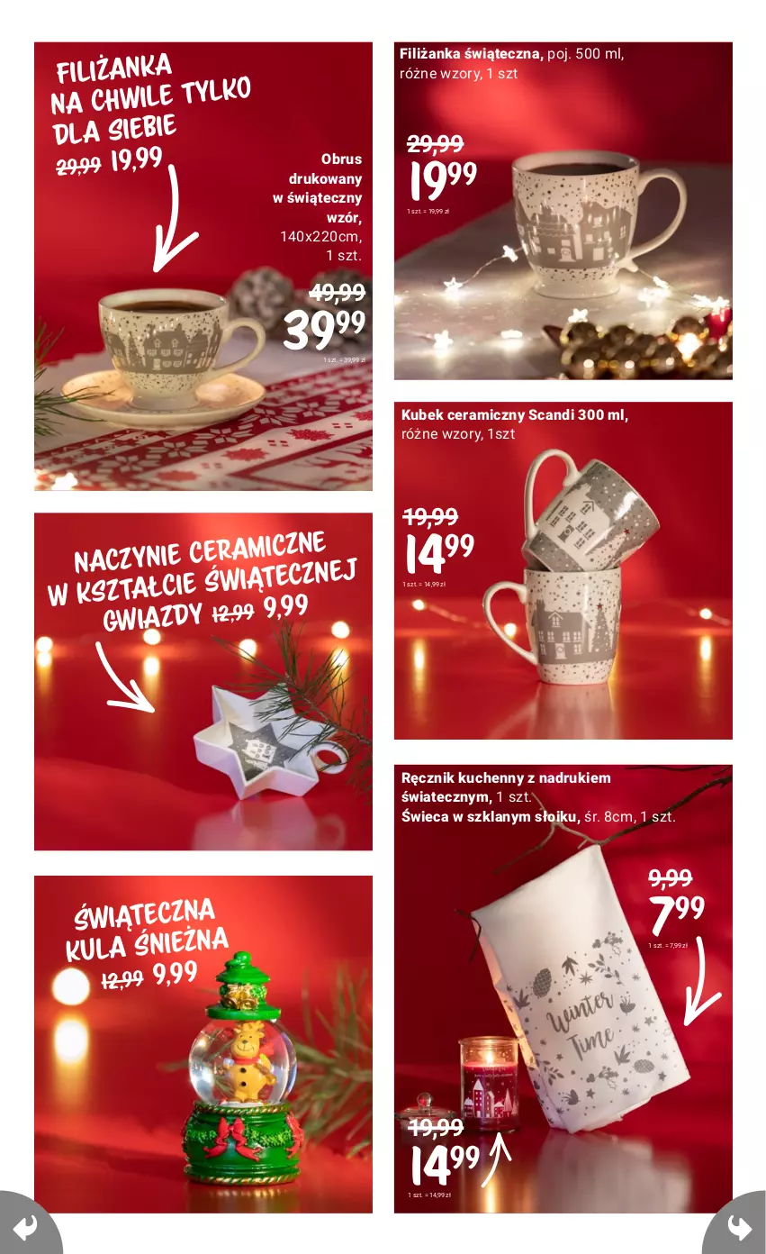 Gazetka promocyjna Rossmann - 16 grudnia - ważna 16.12 do 31.12.2021 - strona 35 - produkty: Filiżanka, Kula śnieżna, Obrus