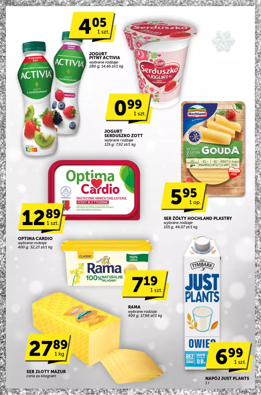 Gazetka promocyjna ABC - ważna 28.12.2023 do 09.01.2024 - strona 4 - produkty: Activia, Fa, Gra, Hochland, Jogurt, Kaki, LG, Optima, Optima Cardio, Rama, Ser, Złoty Mazur, Zott