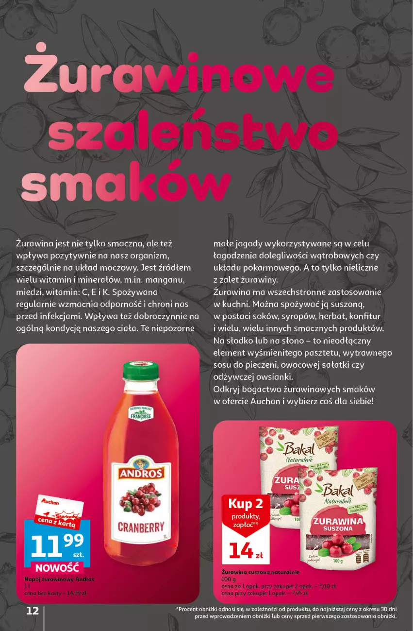 Gazetka promocyjna Auchan - Gazetka Świętuj Dzień Matki i Dzień Dziecka Hipermarket Auchan - ważna 23.05 do 29.05.2024 - strona 12 - produkty: Jagody, Pasztet, Piec, Por, Sałat, Sok, Sos, Syrop, Wino