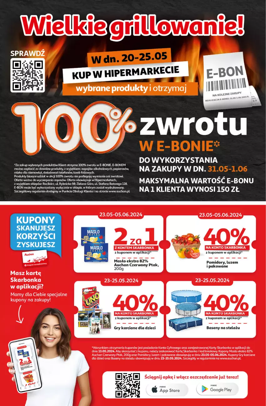 Gazetka promocyjna Auchan - Gazetka Świętuj Dzień Matki i Dzień Dziecka Hipermarket Auchan - ważna 23.05 do 29.05.2024 - strona 3 - produkty: Dzieci, Fa, Gry, Koc, Masło, Olej