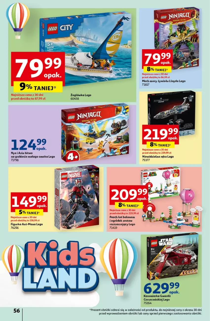 Gazetka promocyjna Auchan - Gazetka Świętuj Dzień Matki i Dzień Dziecka Hipermarket Auchan - ważna 23.05 do 29.05.2024 - strona 56 - produkty: LEGO, Loyd, Ogród