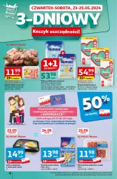 Gazetka promocyjna Auchan - Gazetka Świętuj Dzień Matki i Dzień Dziecka Hipermarket Auchan - Gazetka - ważna od 29.05 do 29.05.2024 - strona 6 - produkty: Kurczak, Humana, Mięso mielone, Pampers, Orzeszki, Majtki, Lody, Felix, Pieluchomajtki, Orzeszki ziemne, Mięso, Mleko