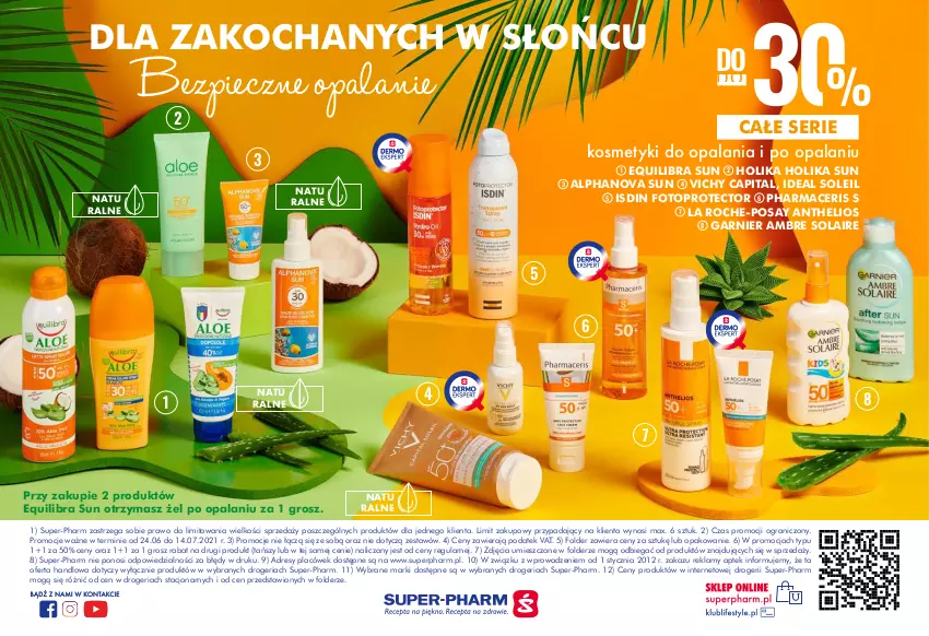 Gazetka promocyjna Super Pharm - Gazetka - ważna 24.06 do 14.07.2021 - strona 16 - produkty: Acer, Dres, Garnier, Gra, Helio, Holika Holika, Koc, La Roche-Posay, Pharmaceris, Piec, Ser, Top, Vichy