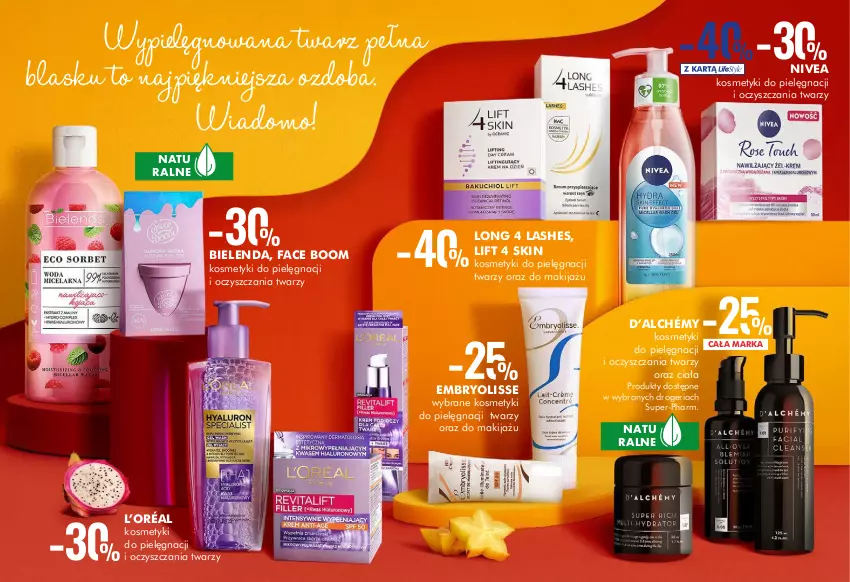 Gazetka promocyjna Super Pharm - Gazetka - ważna 24.06 do 14.07.2021 - strona 9 - produkty: Bielenda, Embryolisse, Fa, Kosmetyki do pielęgnacji, L’Oréal, Long 4 Lashes, Makijaż, Nivea, Ozdoba