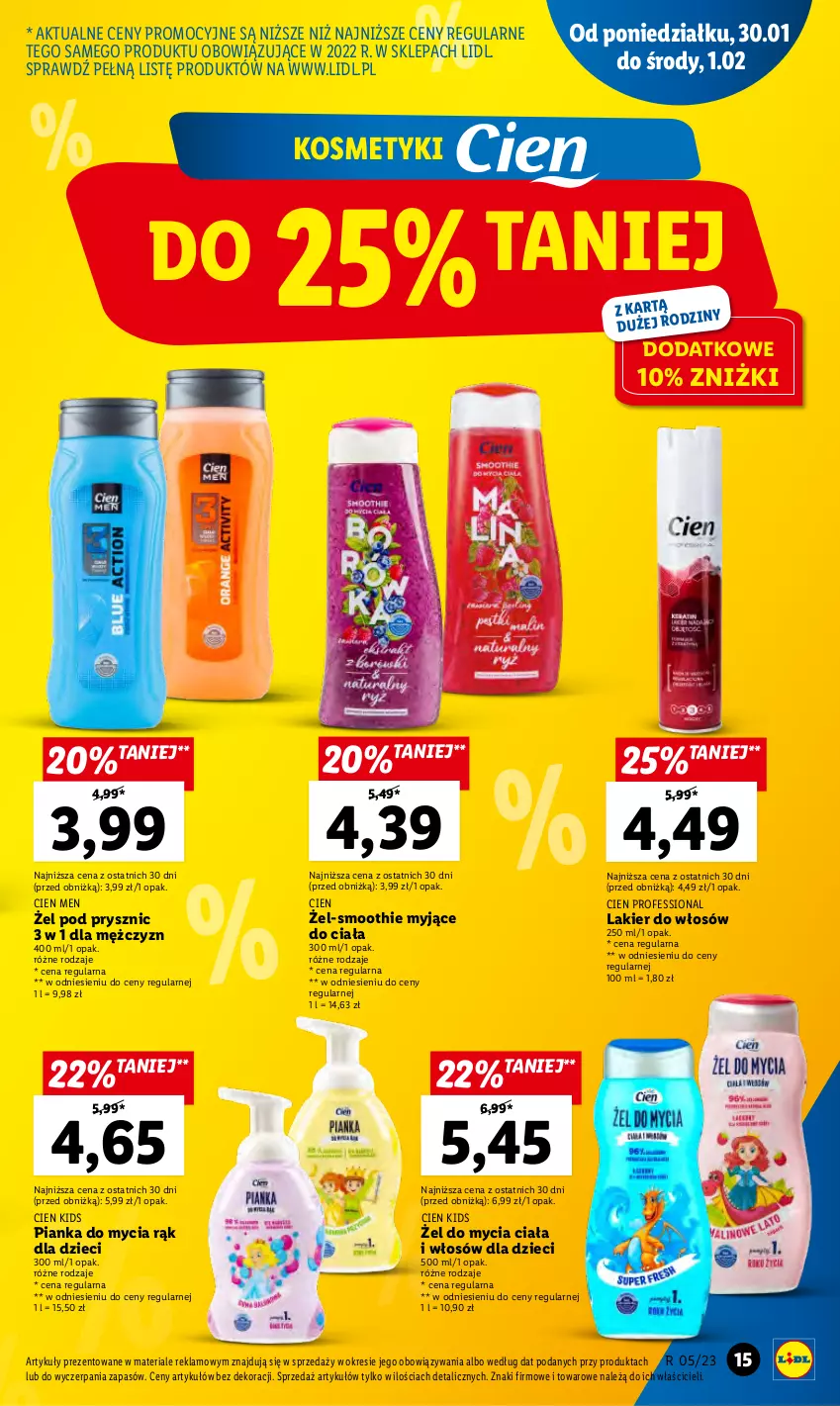 Gazetka promocyjna Lidl - GAZETKA - ważna 30.01 do 01.02.2023 - strona 19 - produkty: Dzieci, Lakier, Lakier do włosów, Smoothie