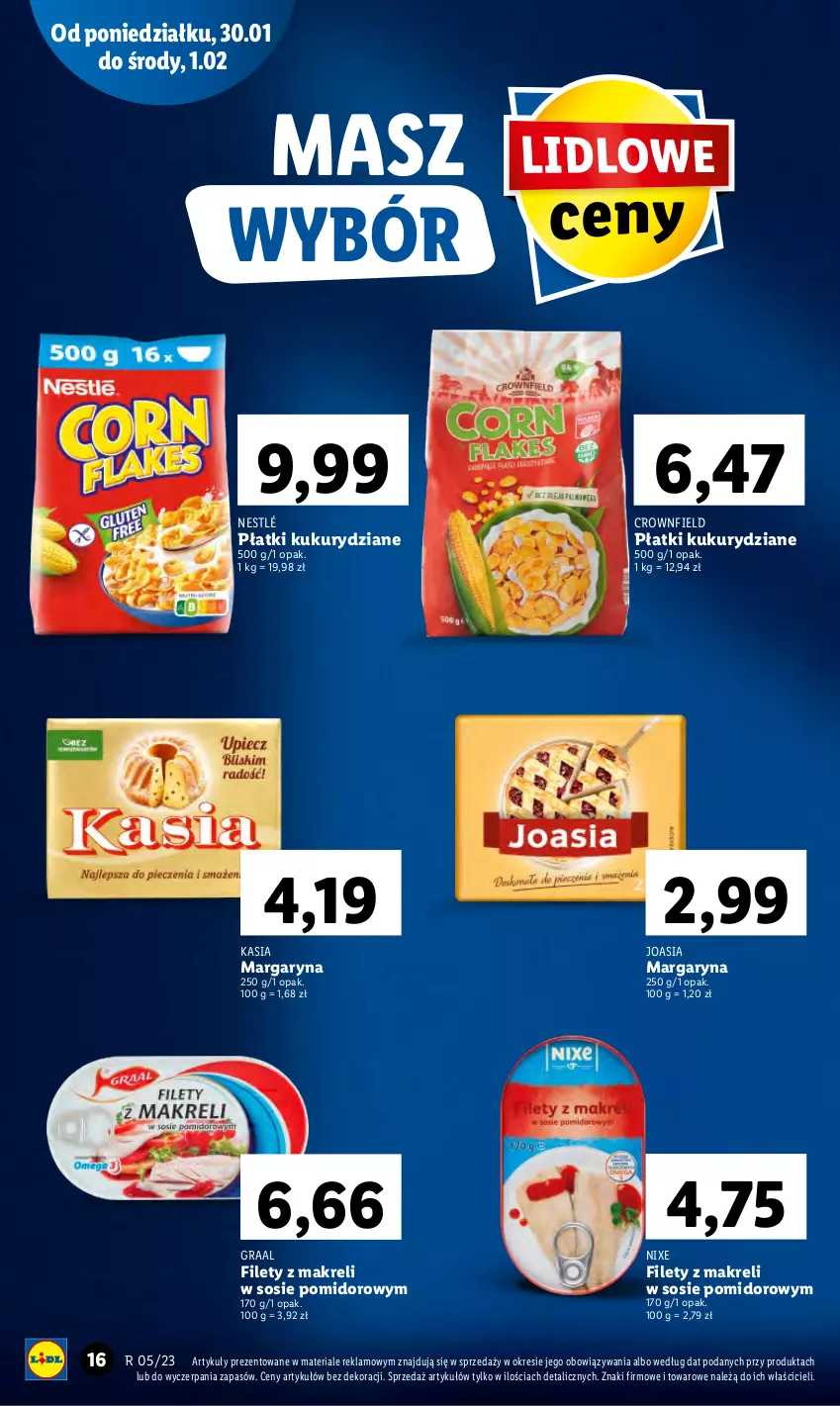 Gazetka promocyjna Lidl - GAZETKA - ważna 30.01 do 01.02.2023 - strona 20 - produkty: Gra, Graal, Kasia, Margaryna, Nestlé, Sos