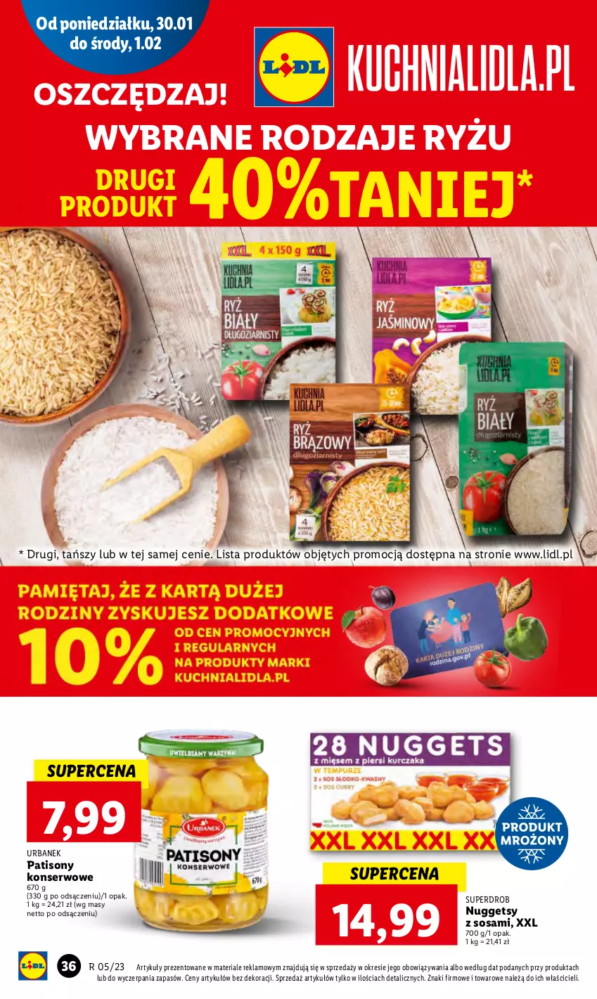 Gazetka promocyjna Lidl - GAZETKA - ważna 30.01 do 01.02.2023 - strona 40 - produkty: Ryż, Ser, Sony, Sos