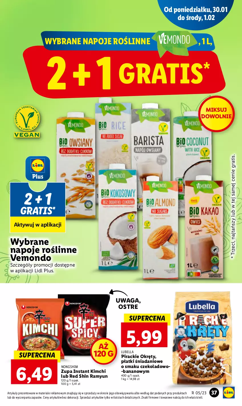 Gazetka promocyjna Lidl - GAZETKA - ważna 30.01 do 01.02.2023 - strona 41 - produkty: Bell, Bella, Danio, Gra, Lubella, Napoje, Waga, Zupa