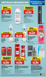 Gazetka promocyjna Lidl - GAZETKA - Gazetka - ważna od 23.07 do 23.07.2025 - strona 55 - produkty: Woda perfumowana, Bell, Old Spice, Dezodorant, Płyn micelarny, Balsam do ciała, Perfum, Schwarzkopf, Taft, Garnier, Lakier do włosów, Woda, Lakier, Fa