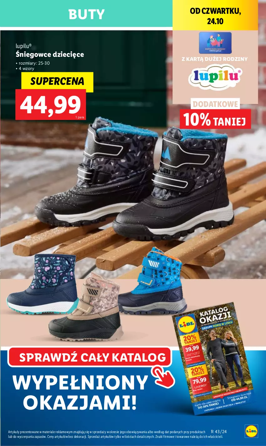 Gazetka promocyjna Lidl - GAZETKA - ważna 24.10 do 26.10.2024 - strona 19 - produkty: Buty, Dzieci, Por