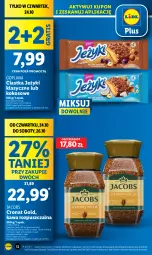 Gazetka promocyjna Lidl - GAZETKA - Gazetka - ważna od 26.10 do 26.10.2024 - strona 12 - produkty: Goplana, Ciastka, Kawa rozpuszczalna, Gra, Jeżyki, Kawa, LANA, Jacobs, Kokos