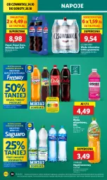 Gazetka promocyjna Lidl - GAZETKA - Gazetka - ważna od 26.10 do 26.10.2024 - strona 42 - produkty: 7up, Mirinda, Napoje, Pepsi, Tymbark, Oshee, Woda mineralna, Woda, Wino, Napój, Cisowianka, Magnez