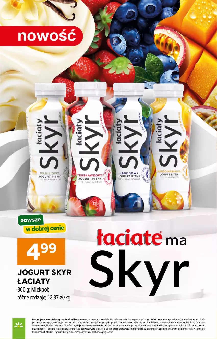 Gazetka promocyjna Stokrotka - Market - ważna 07.05 do 13.05.2026 - strona 15 - produkty: Jogurt, Mięso, Optima, Owoce, Warzywa