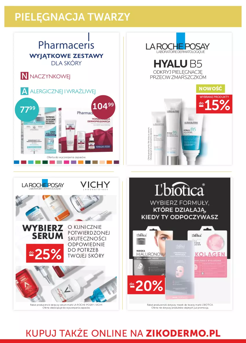 Gazetka promocyjna Ziko - Gazetka Ziko Dermo - ważna 30.11 do 13.12.2023 - strona 6 - produkty: L'Biotica, La Roche-Posay, Rum, Ser, Serum, Vichy