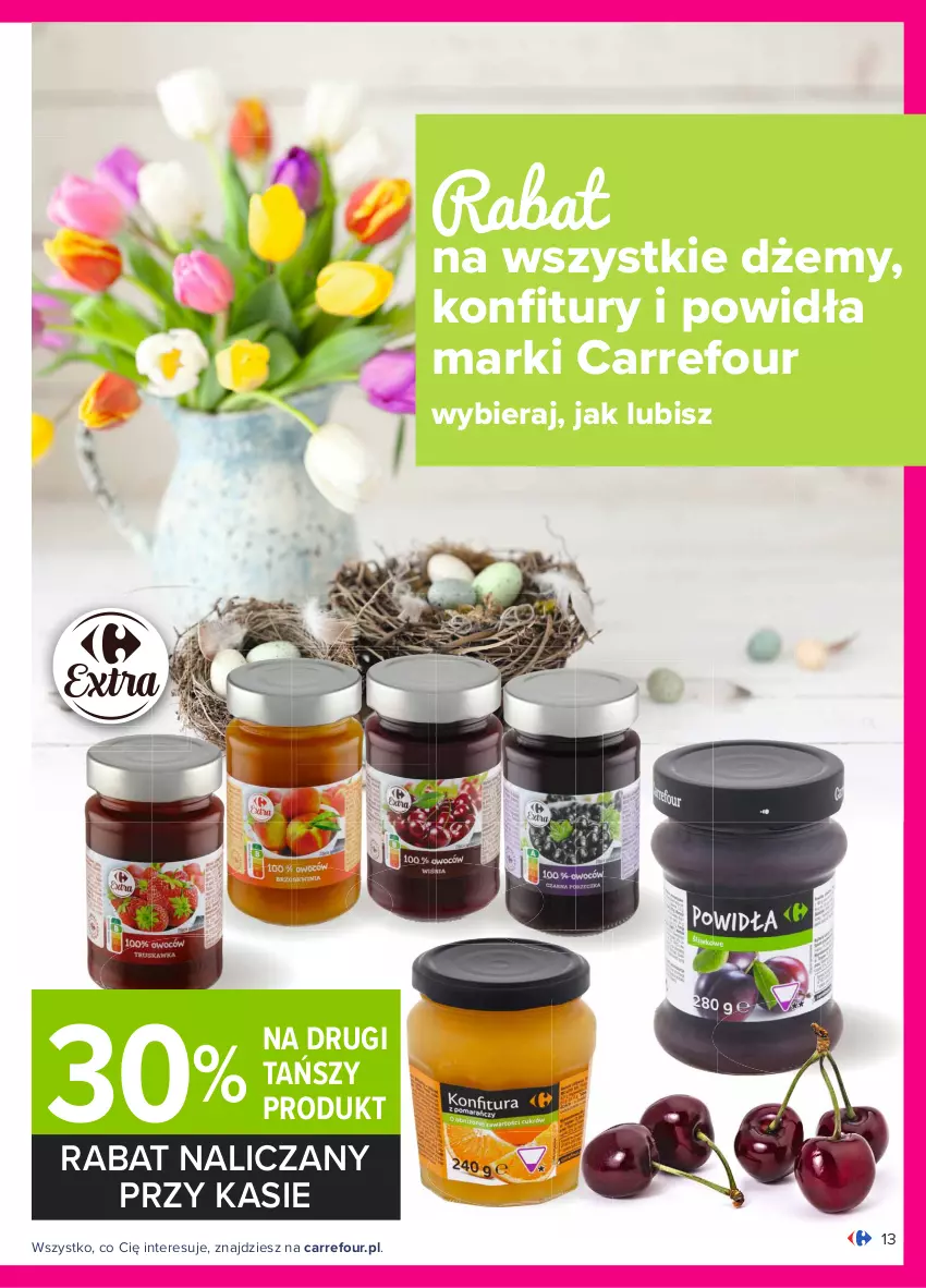 Gazetka promocyjna Carrefour - Gazetka Carrefour - ważna 15.03 do 22.03.2021 - strona 13 - produkty: Dżem