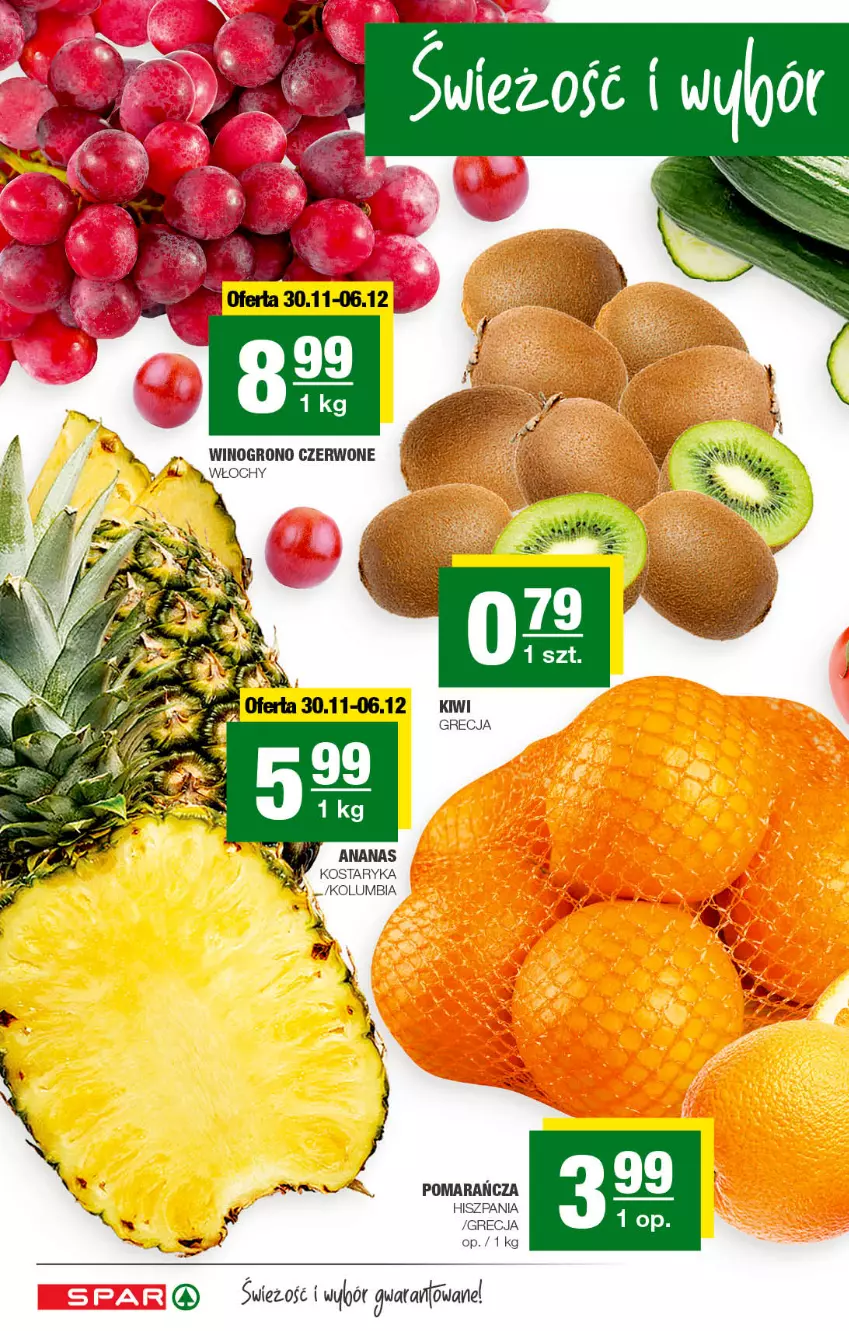 Gazetka promocyjna Spar - Spar - ważna 27.11 do 07.12.2022 - strona 4 - produkty: Kiwi, Wino