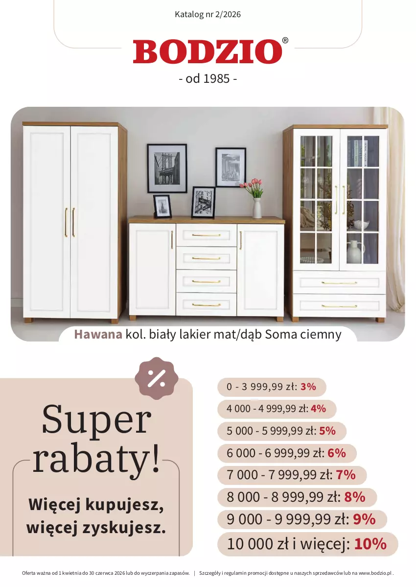 Gazetka promocyjna Bodzio - ważna 01.04 do 30.06.2026 - strona 1 - produkty: Lakier
