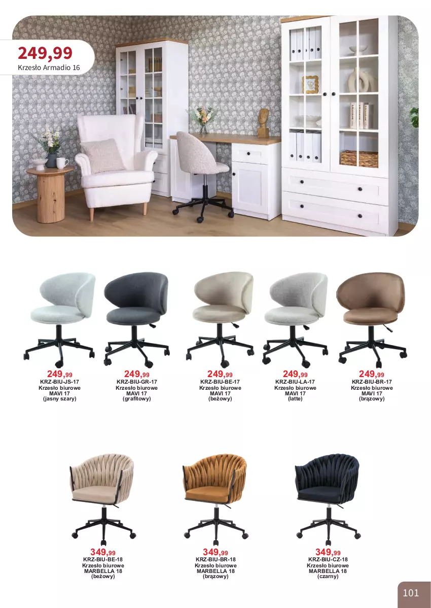 Gazetka promocyjna Bodzio - ważna 01.04 do 30.06.2026 - strona 101 - produkty: Bell, Bella, Biuro, Gra, Krzesło