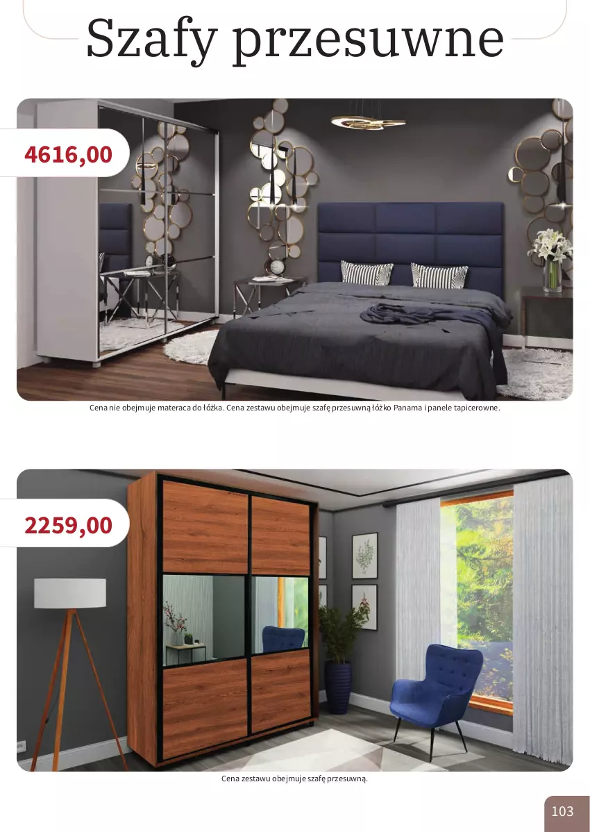 Gazetka promocyjna Bodzio - ważna 01.04 do 30.06.2026 - strona 103 - produkty: Materac, Szafy przesuwne, Tera
