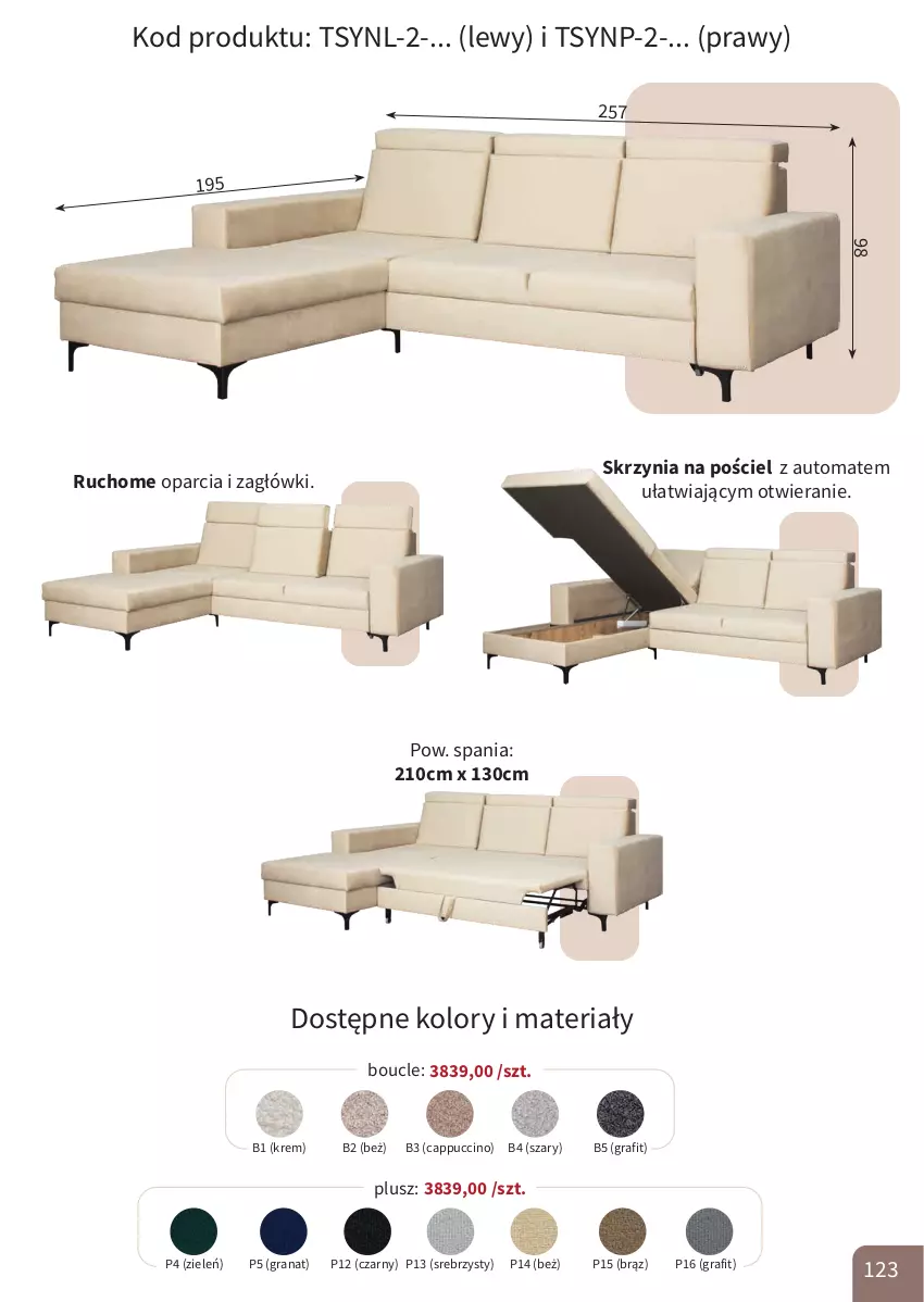 Gazetka promocyjna Bodzio - ważna 01.04 do 30.06.2026 - strona 123 - produkty: Cappuccino, Gra, Granat, Pościel