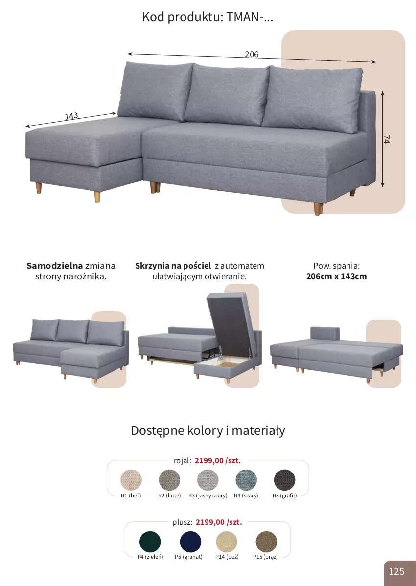 Gazetka promocyjna Bodzio - ważna 01.04 do 30.06.2026 - strona 125 - produkty: Gra, Granat, Narożnik, Pościel