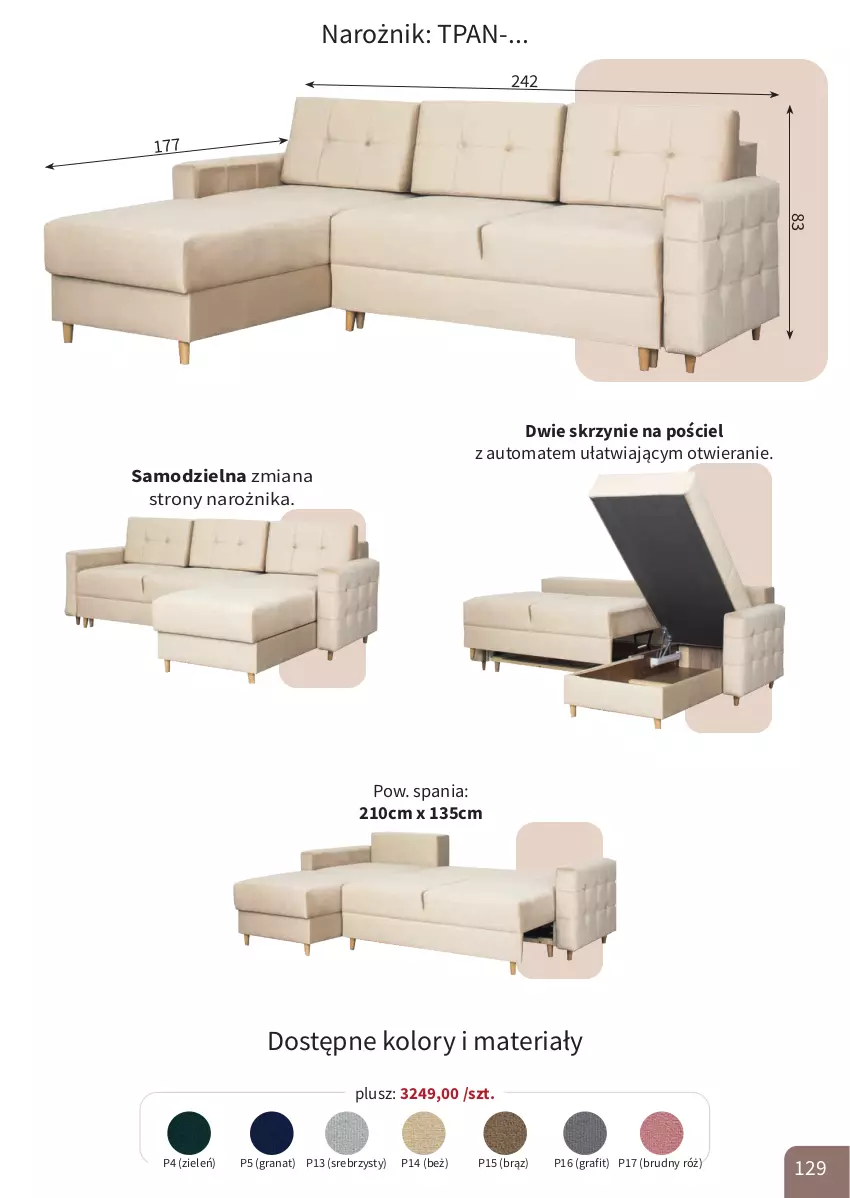 Gazetka promocyjna Bodzio - ważna 01.04 do 30.06.2026 - strona 129 - produkty: Gra, Granat, Narożnik, Pościel