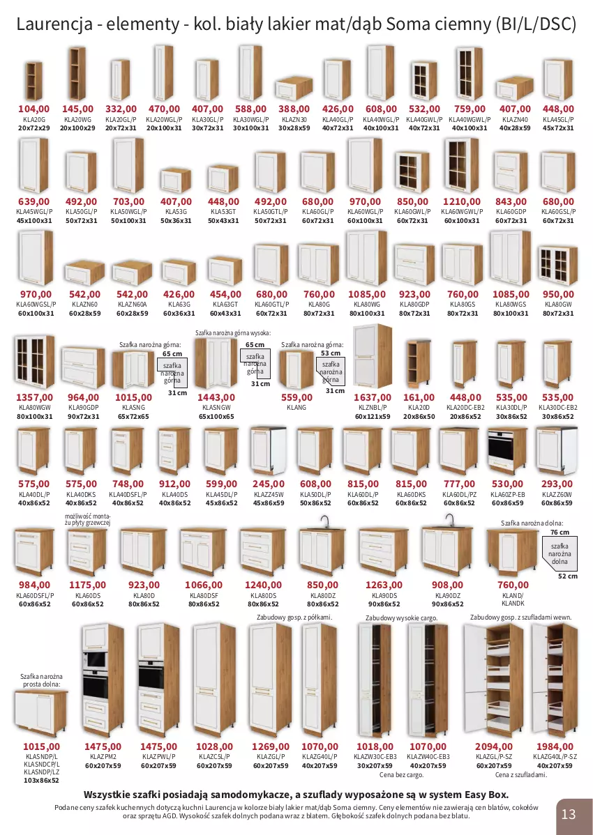Gazetka promocyjna Bodzio - ważna 01.04 do 30.06.2026 - strona 13 - produkty: Lakier, Laur, Półka, Sok, Szafka