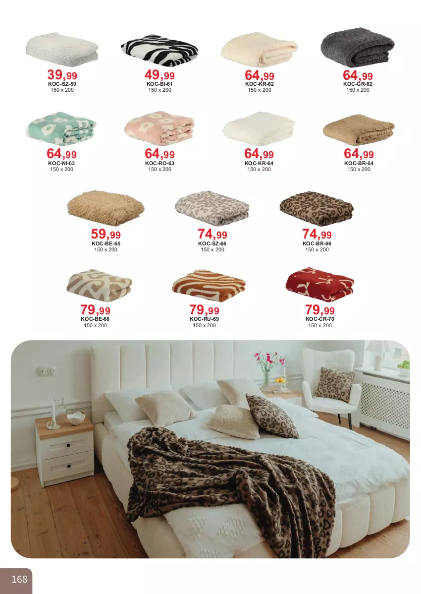 Gazetka promocyjna Bodzio - ważna 01.04 do 30.06.2026 - strona 168 - produkty: Koc