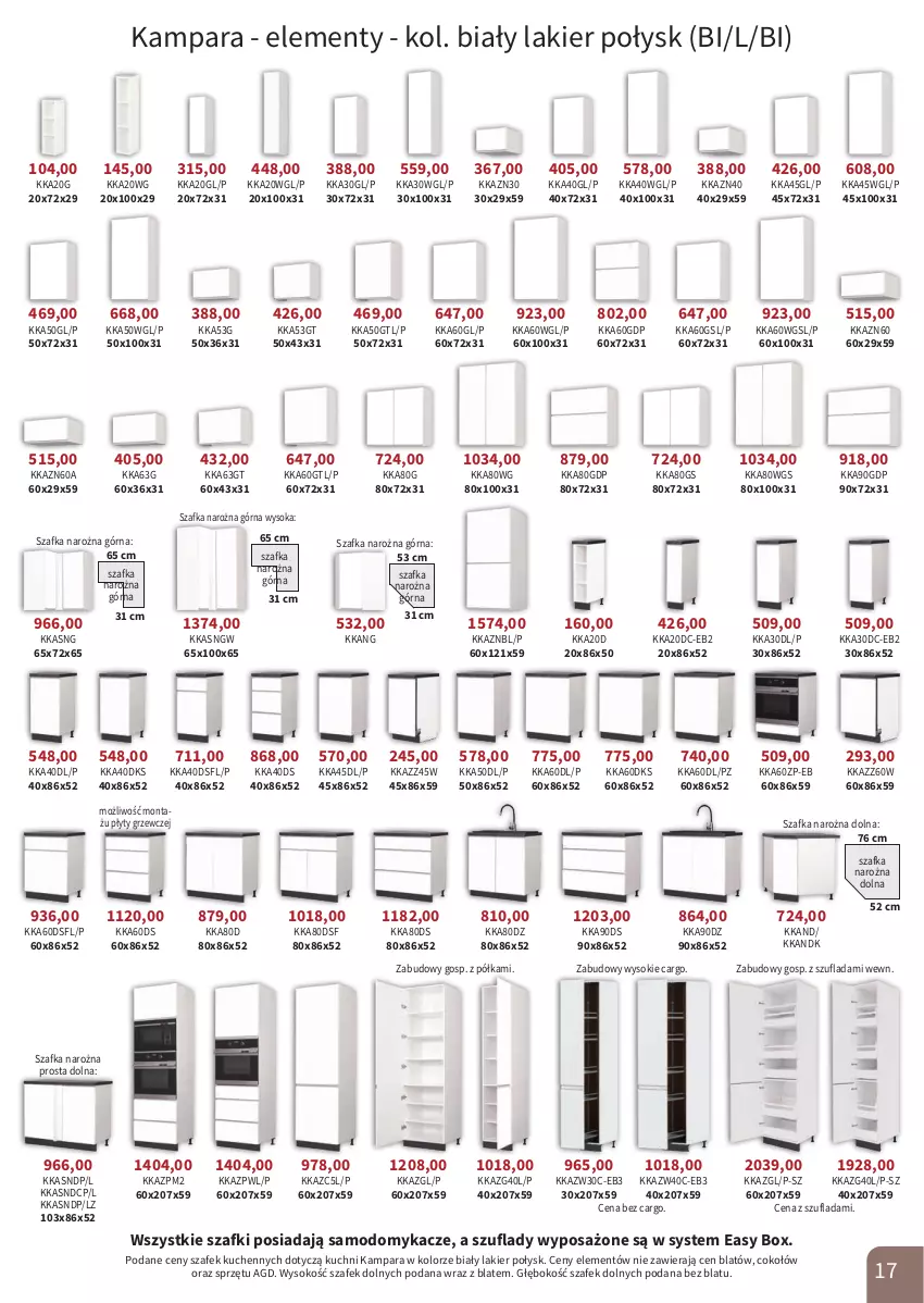 Gazetka promocyjna Bodzio - ważna 01.04 do 30.06.2026 - strona 17 - produkty: Lakier, Półka, Sok, Szafka