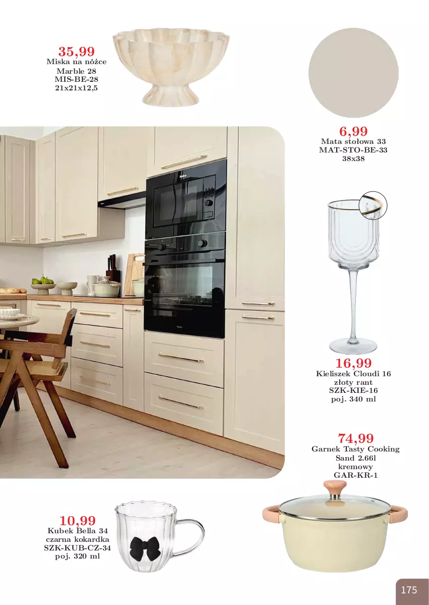 Gazetka promocyjna Bodzio - ważna 01.04 do 30.06.2026 - strona 175 - produkty: Bell, Bella, Garnek, Kieliszek, Kubek, Miska