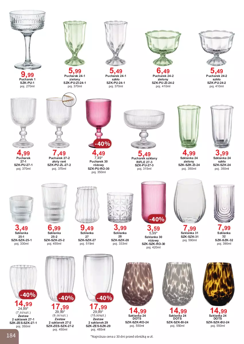Gazetka promocyjna Bodzio - ważna 01.04 do 30.06.2026 - strona 184 - produkty: Szklanka