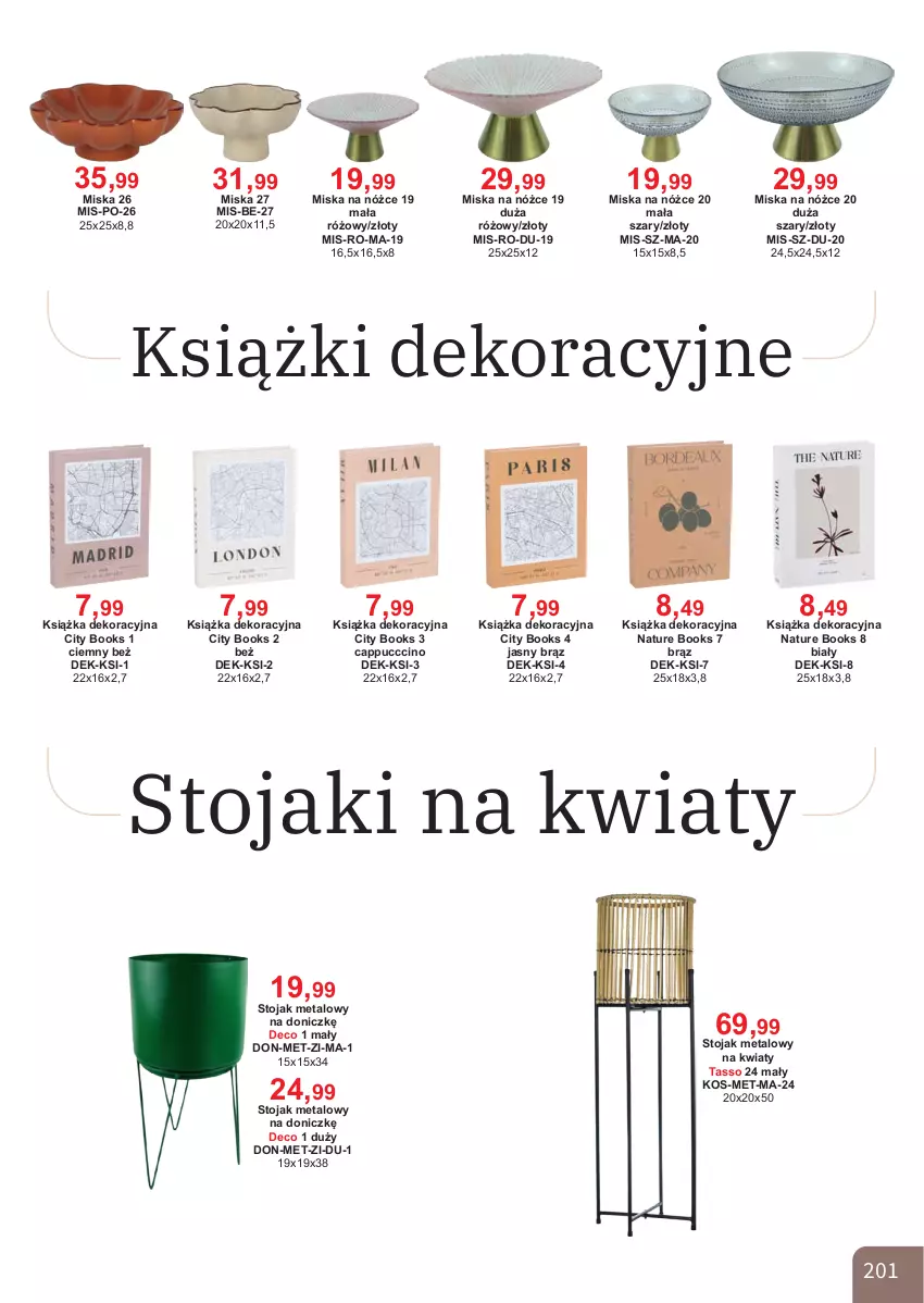 Gazetka promocyjna Bodzio - ważna 01.04 do 30.06.2026 - strona 201 - produkty: Książka, Miska, Stojak