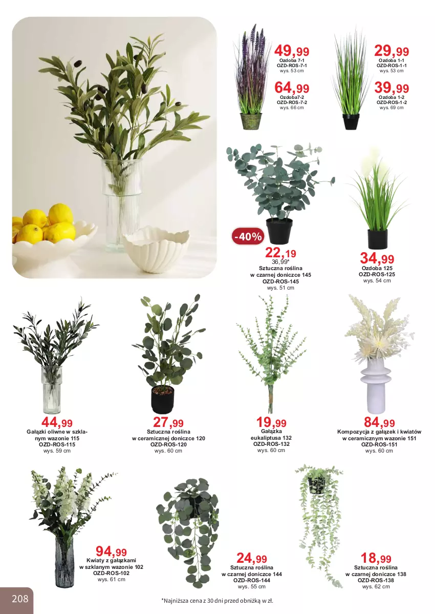 Gazetka promocyjna Bodzio - ważna 01.04 do 30.06.2026 - strona 208 - produkty: Ozdoba, Wazon