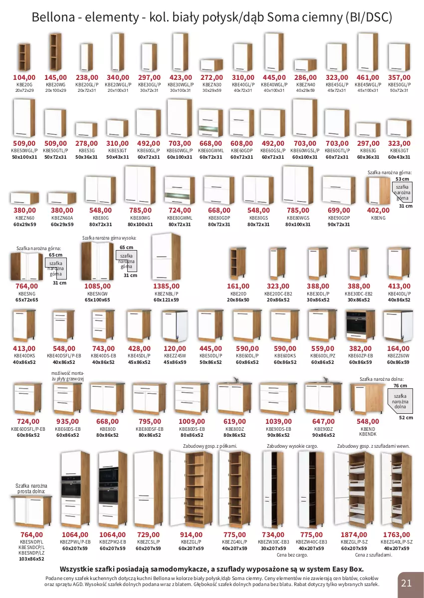 Gazetka promocyjna Bodzio - ważna 01.04 do 30.06.2026 - strona 21 - produkty: Bell, Półka, Sok, Szafka