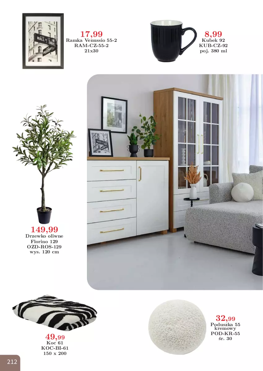 Gazetka promocyjna Bodzio - ważna 01.04 do 30.06.2026 - strona 212 - produkty: Koc, Kubek, Poduszka, Ramka, Venus