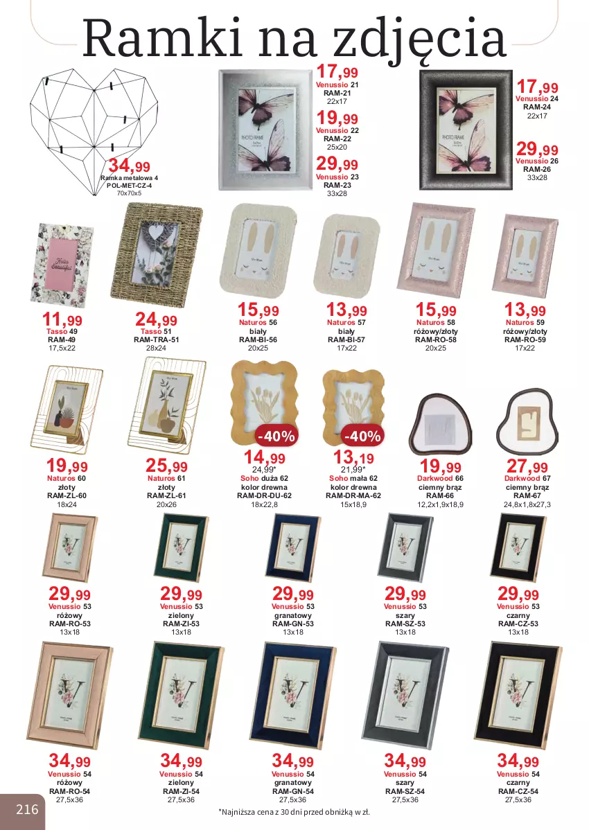 Gazetka promocyjna Bodzio - ważna 01.04 do 30.06.2026 - strona 216 - produkty: Gra, Granat, Ramka, Venus