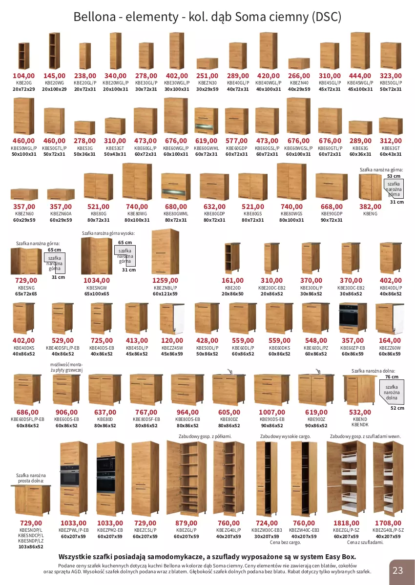 Gazetka promocyjna Bodzio - ważna 01.04 do 30.06.2026 - strona 23 - produkty: Bell, Półka, Sok, Szafka