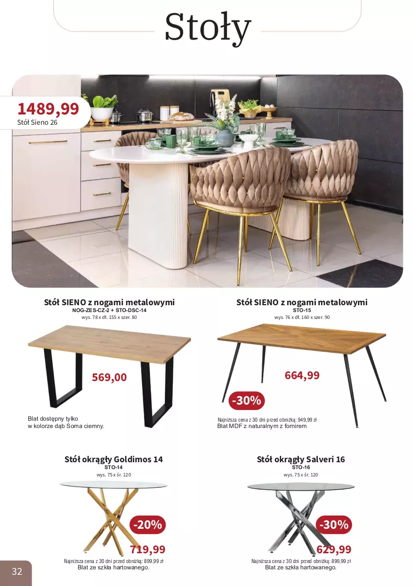 Gazetka promocyjna Bodzio - ważna 01.04 do 30.06.2026 - strona 32 - produkty: Stół