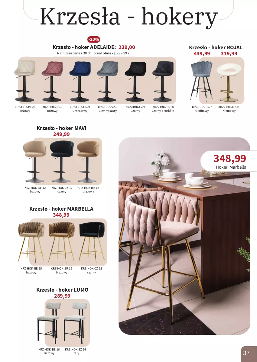 Gazetka promocyjna Bodzio - ważna 01.04 do 30.06.2026 - strona 37 - produkty: Bell, Bella, Gra, Granat, Krzesło