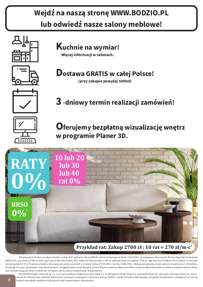 Gazetka promocyjna Bodzio - ważna 01.04 do 30.06.2026 - strona 4 - produkty: Fa, Gra, Kosz, Sok, Top