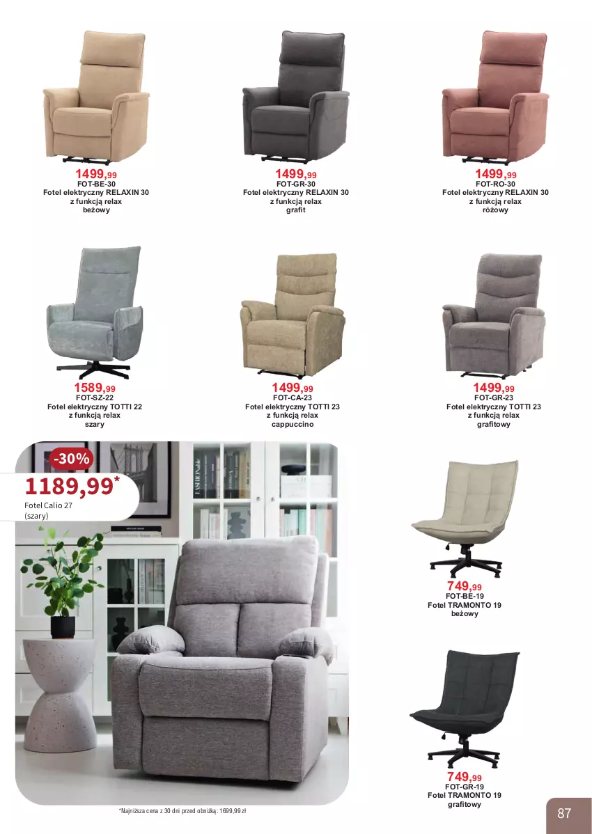 Gazetka promocyjna Bodzio - ważna 01.04 do 30.06.2026 - strona 87 - produkty: Cappuccino, Fotel, Gra