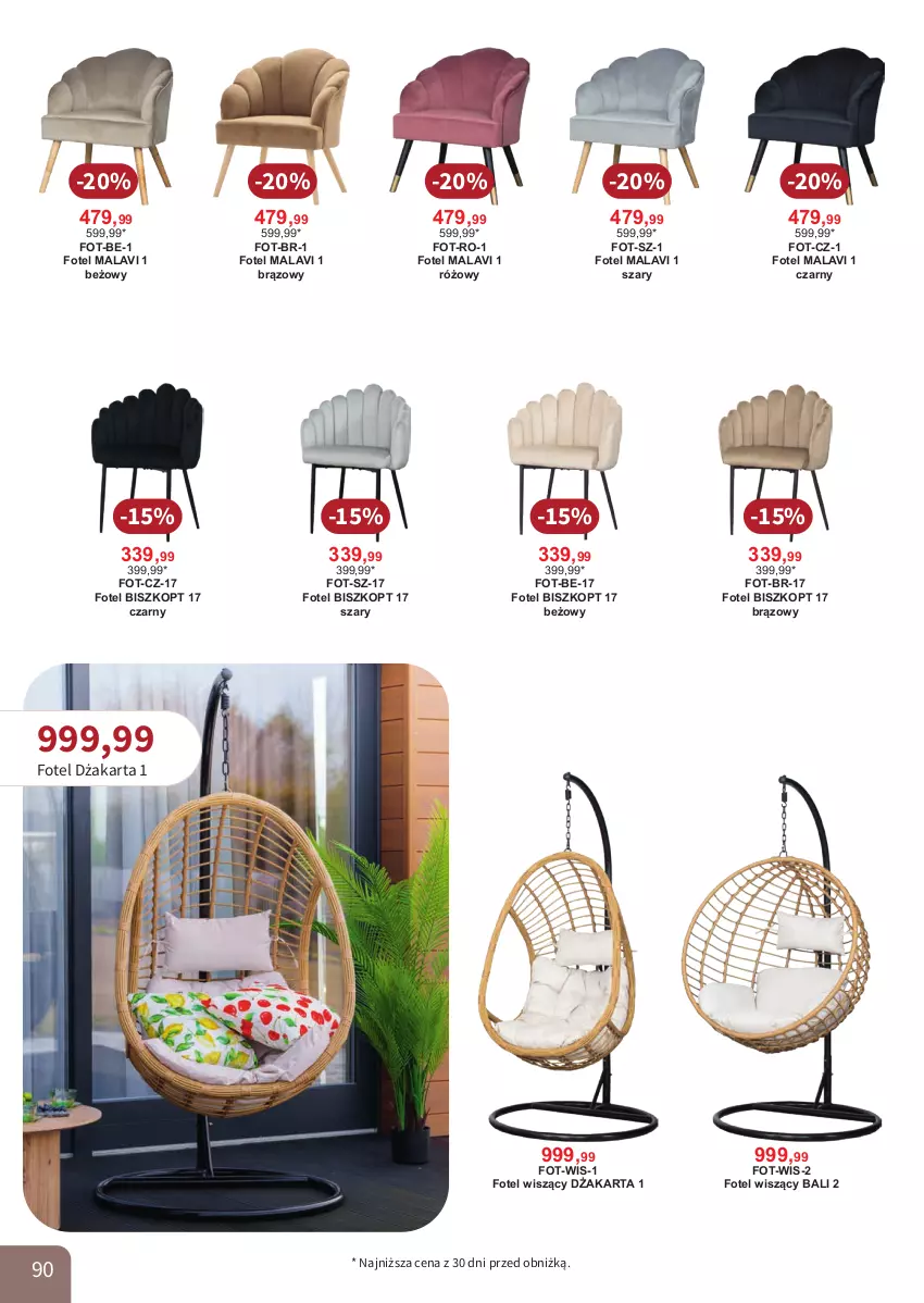 Gazetka promocyjna Bodzio - ważna 01.04 do 30.06.2026 - strona 90 - produkty: Fotel