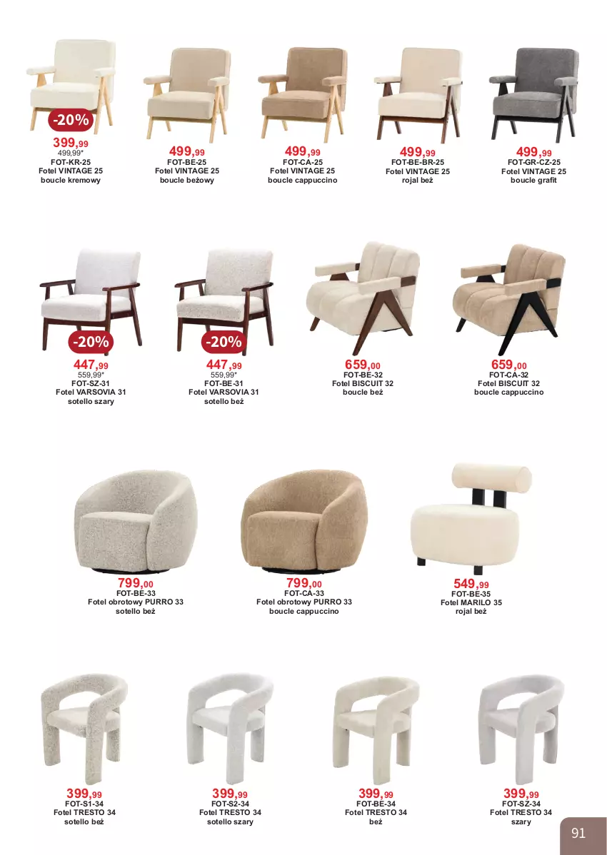 Gazetka promocyjna Bodzio - ważna 01.04 do 30.06.2026 - strona 91 - produkty: Cappuccino, Fotel, Gra, Pur
