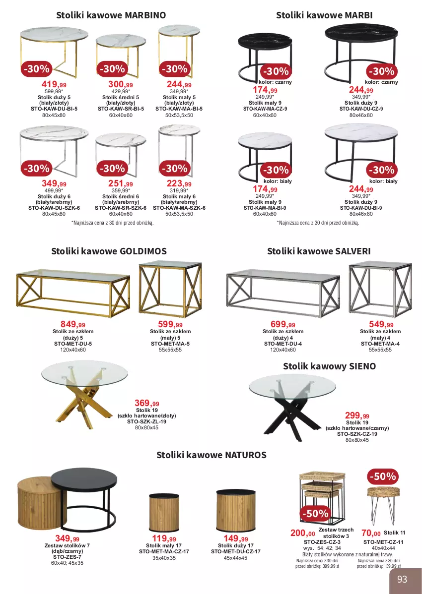 Gazetka promocyjna Bodzio - ważna 01.04 do 30.06.2026 - strona 93 - produkty: Stolik, Stolik kawowy